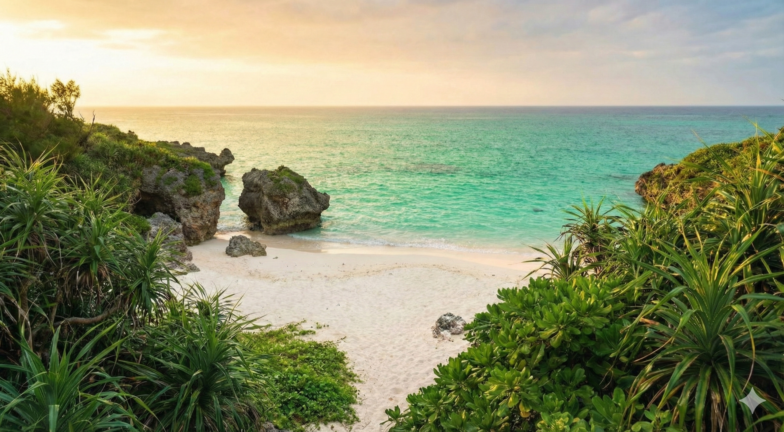 宮古島の美しい自然に隠された神秘的なパワースポットの風景